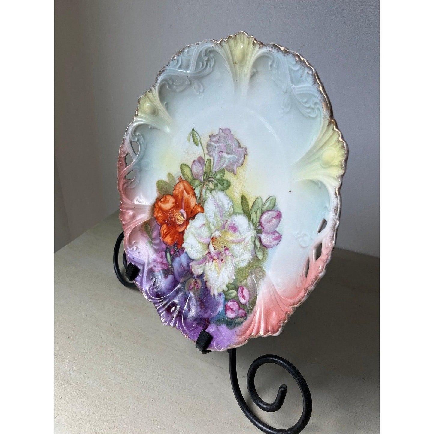 1930's Johann Seltmann (JSV Germany) Art Nouveau style charger plate