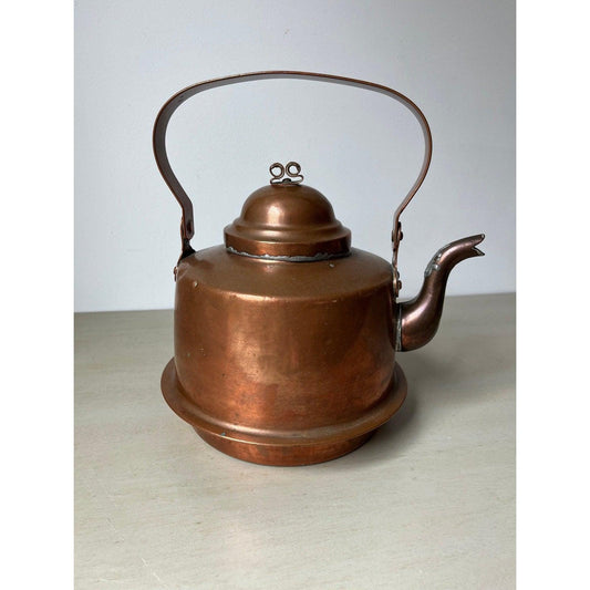Antique 1920s Knut Eriksson Eskilstuna 2 Liter Copper Teapot