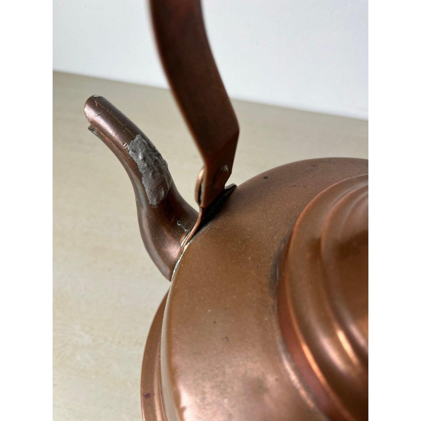 Antique 1920s Knut Eriksson Eskilstuna 2 Liter Copper Teapot