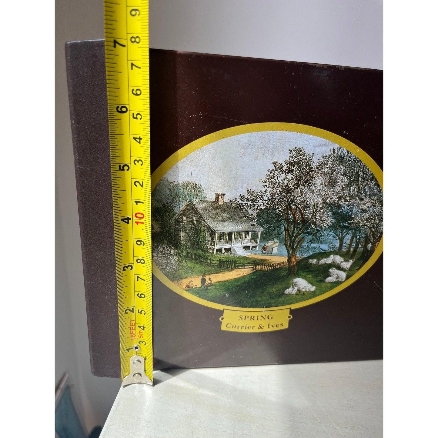 Vintage 70's Currier & Ives “Four Seasons electric food warming tray