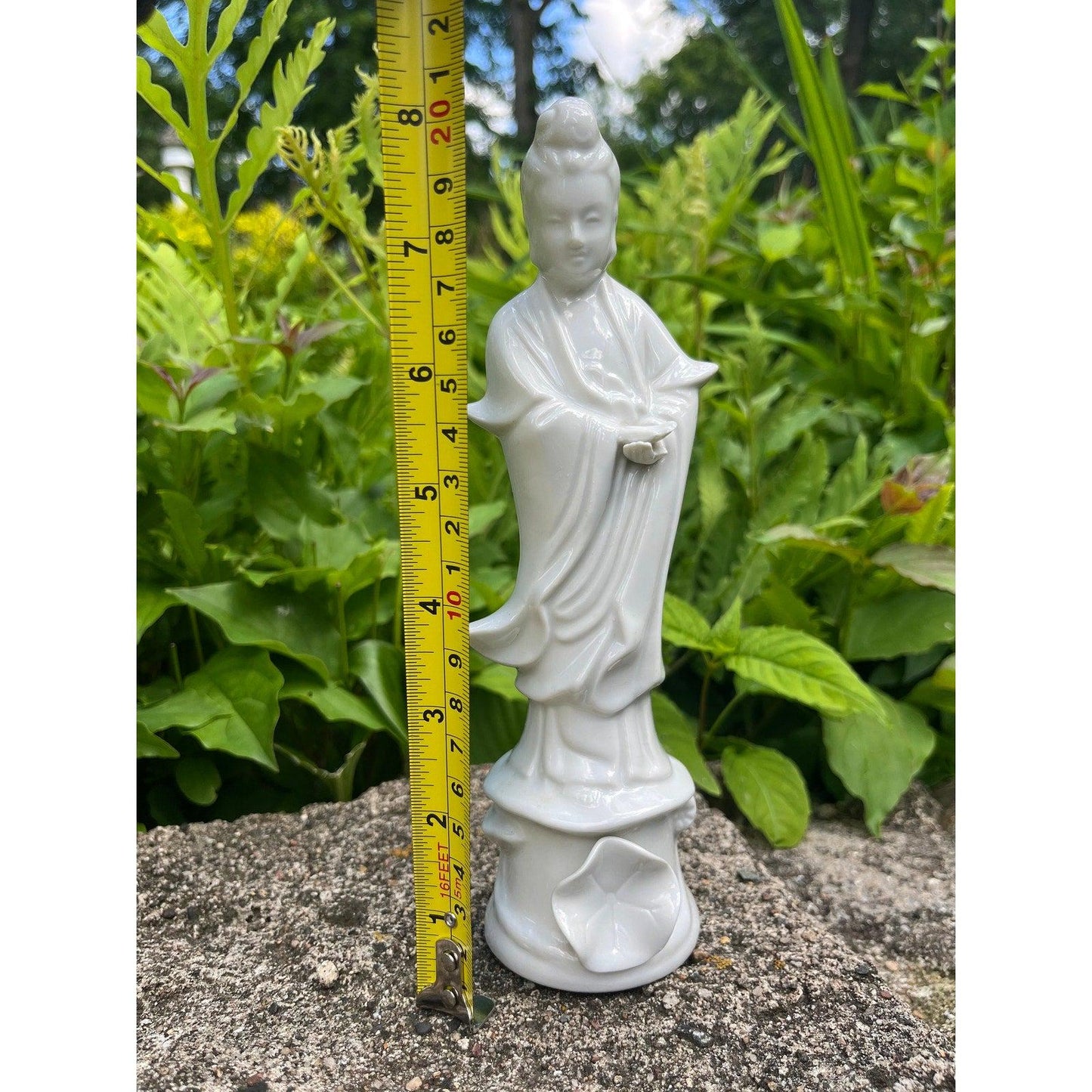 Vintage Toyo Japan porcelain blanc de Chine figurine - goddess of compassion Quan Yin.