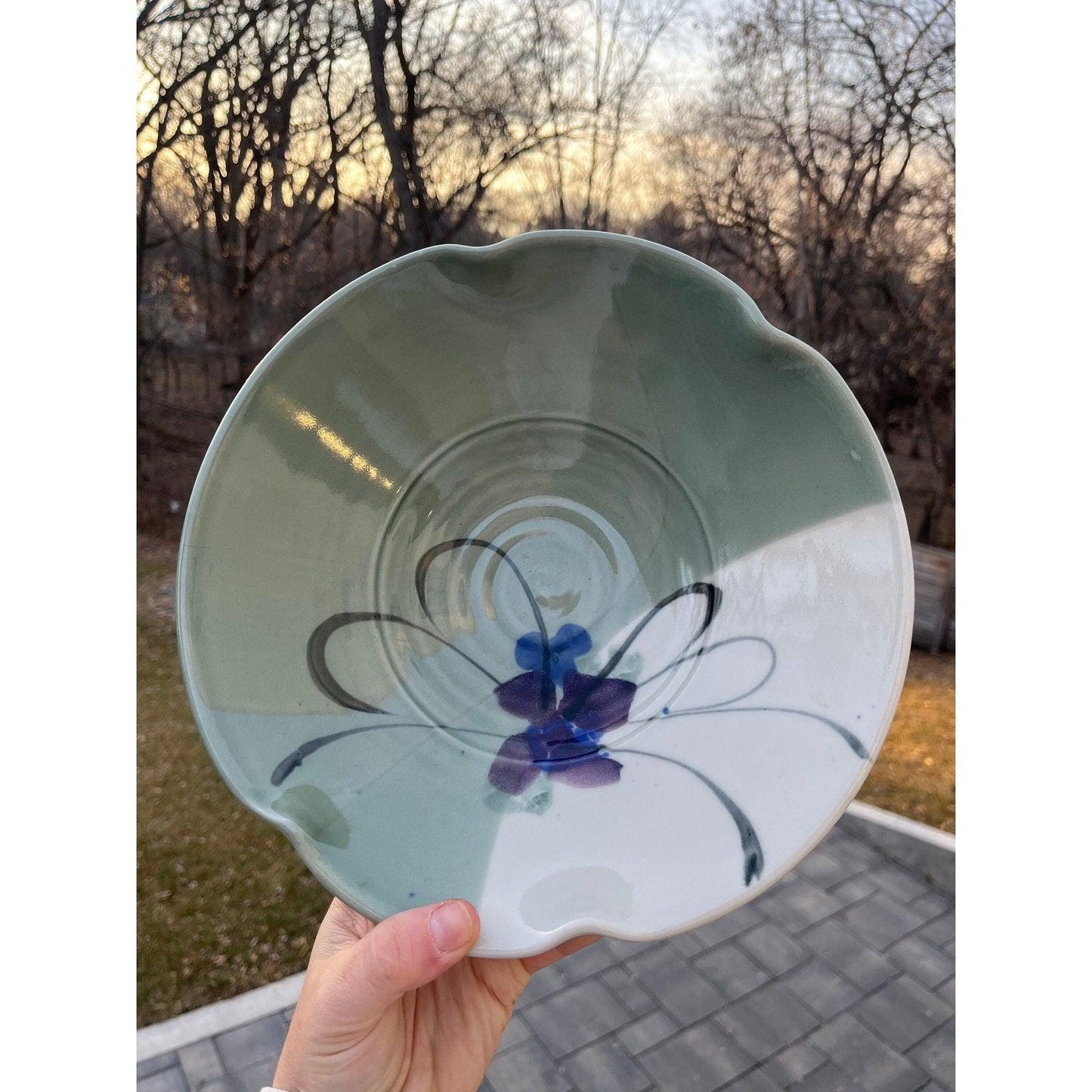 Wonderful Follette Studio handmade ceramic bowl