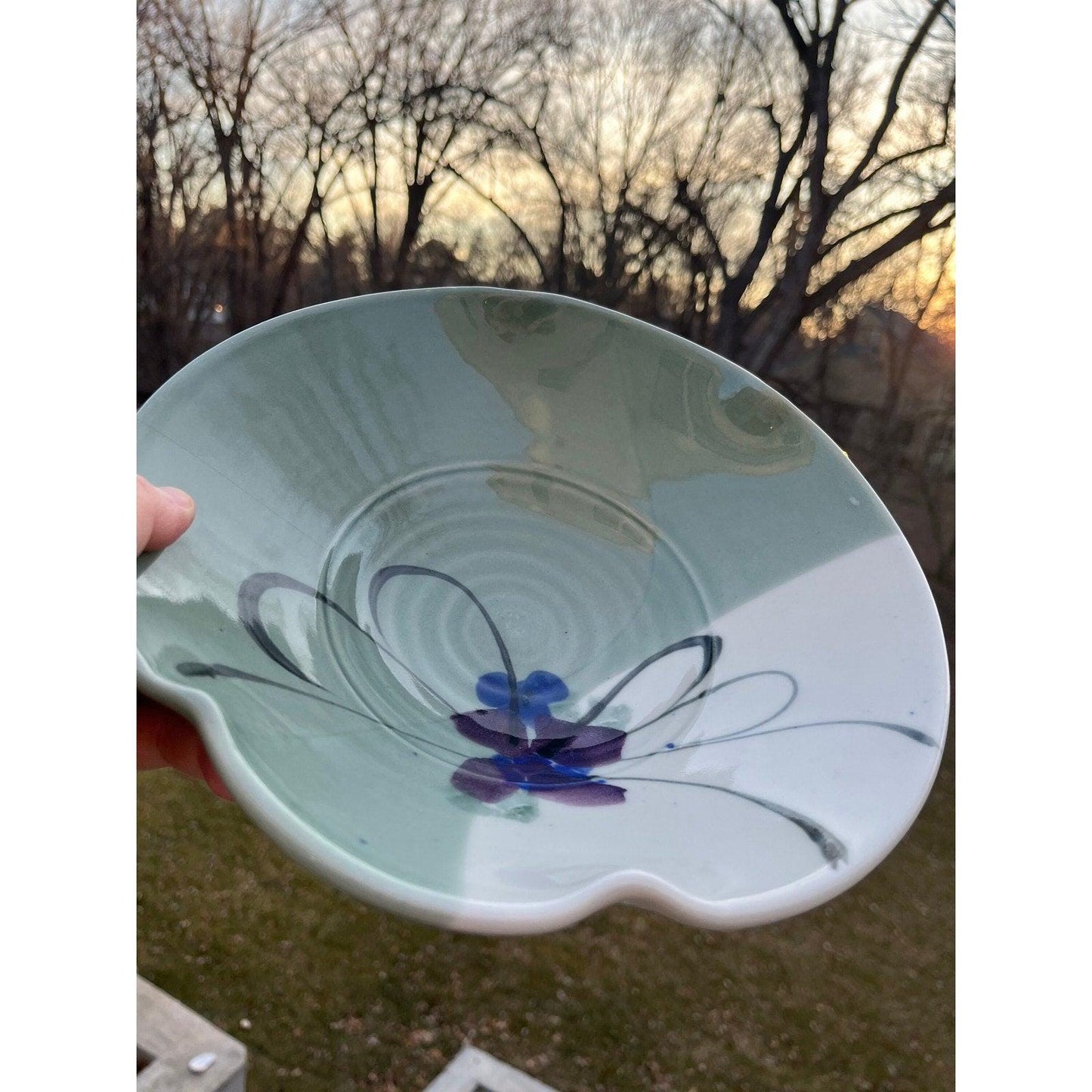 Wonderful Follette Studio handmade ceramic bowl