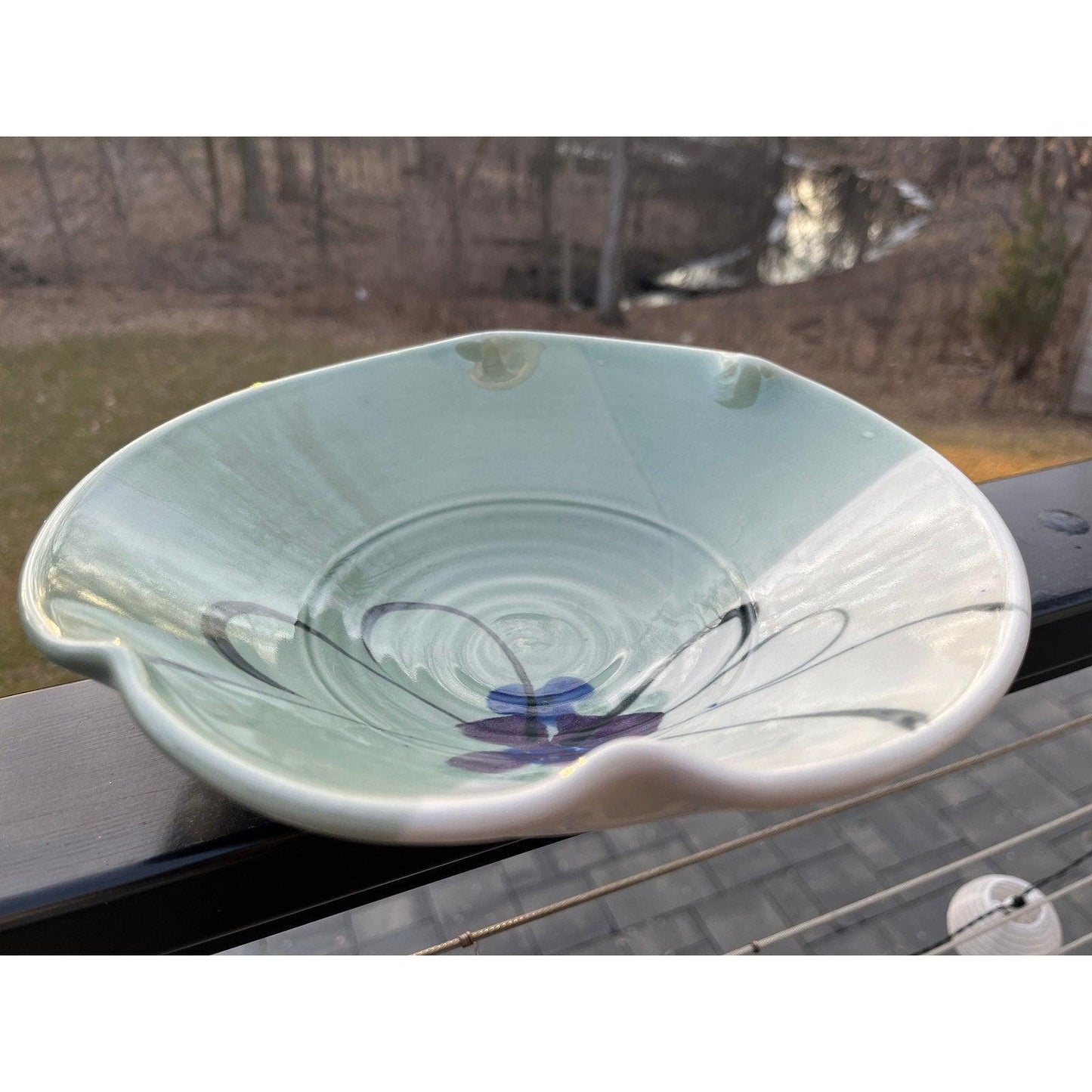Wonderful Follette Studio handmade ceramic bowl