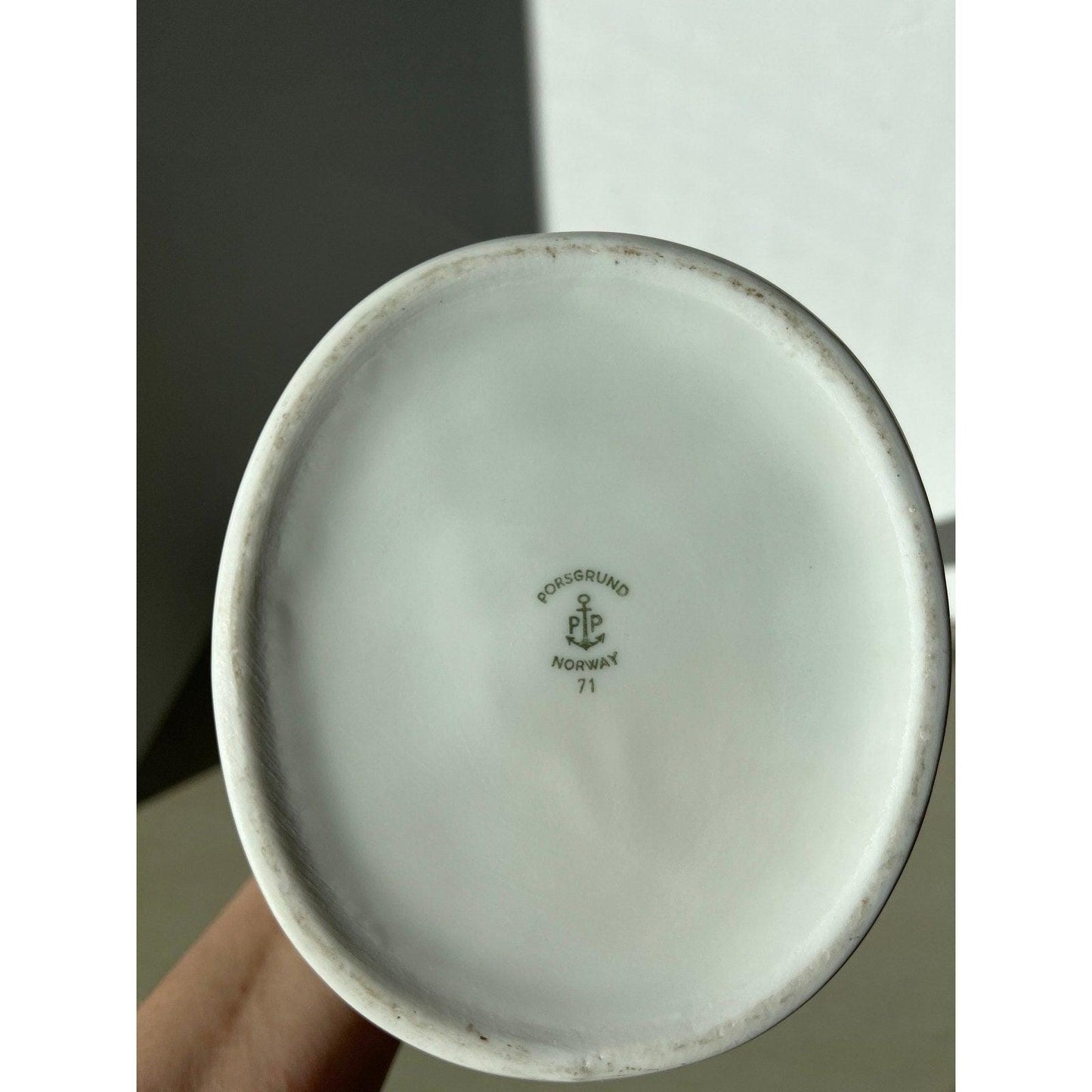 1960 Norwegian MCM Porsgrund Porcelain Seljorg vase
