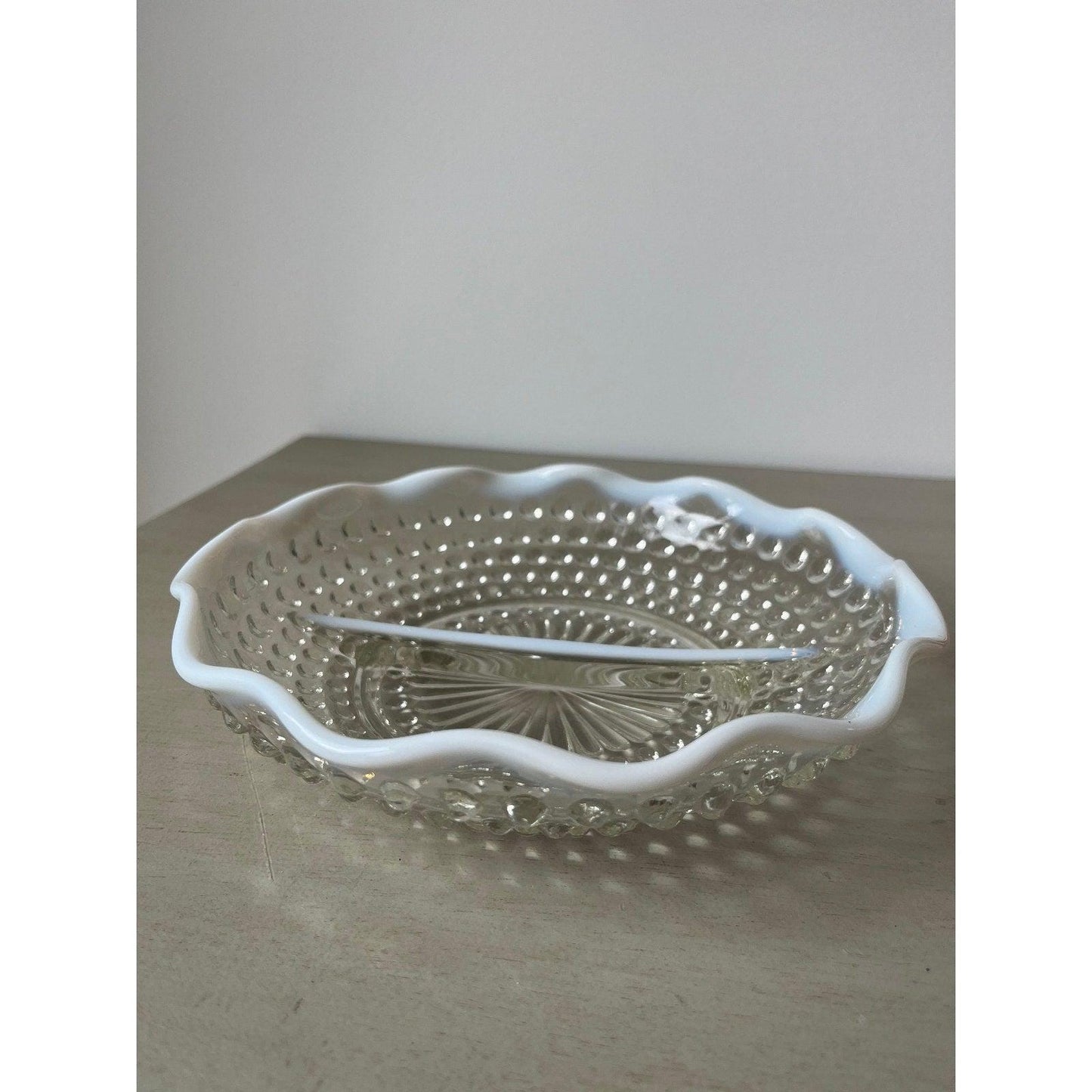 Vintage Fenton Hobnail Dish
