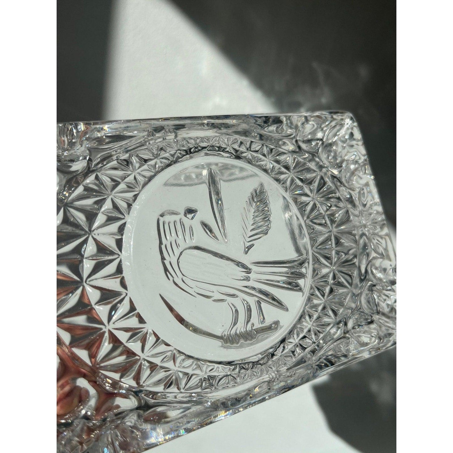 Vintage Hofbauer lead crystal the 'Byrdes' box
