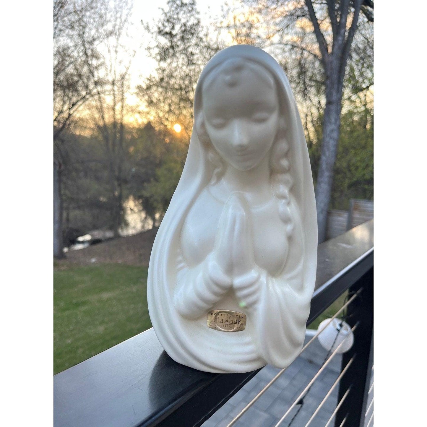 Vintage Haeger Virgin Mary Planter / Vase