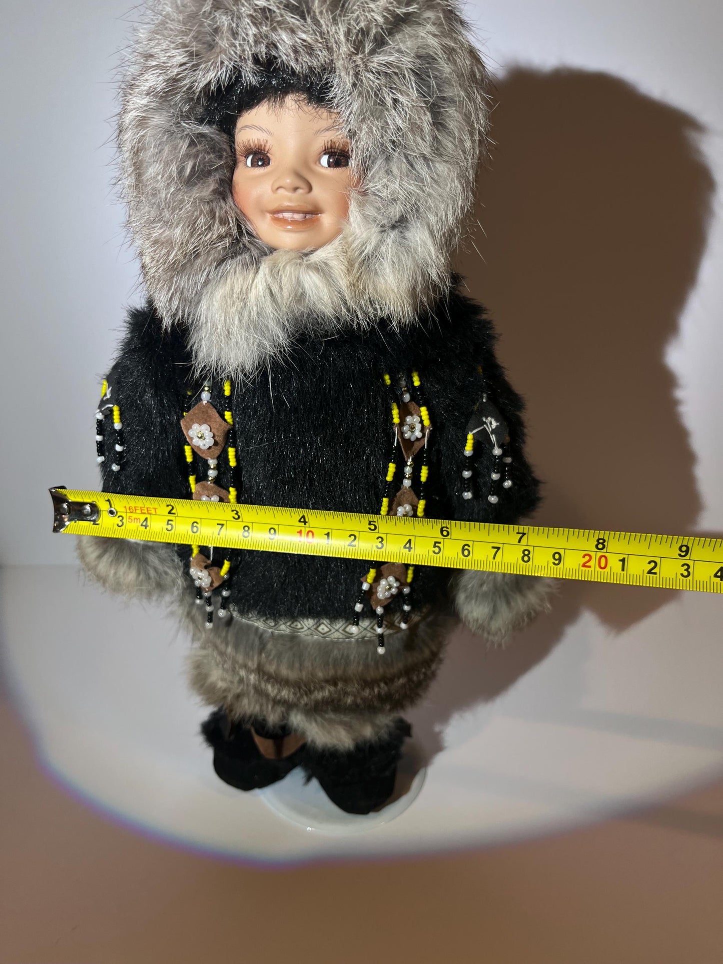 Alaskan Native Eskimo Genuine Porcelain Doll