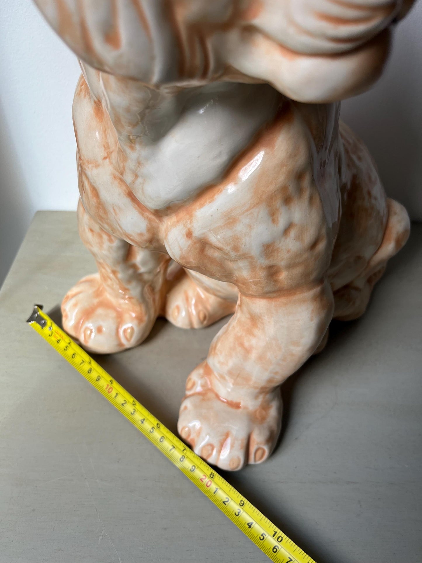 MCM Vintage Lifesize Ceramic Lion Cub